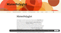 Desktop Screenshot of misterpolyglot.com